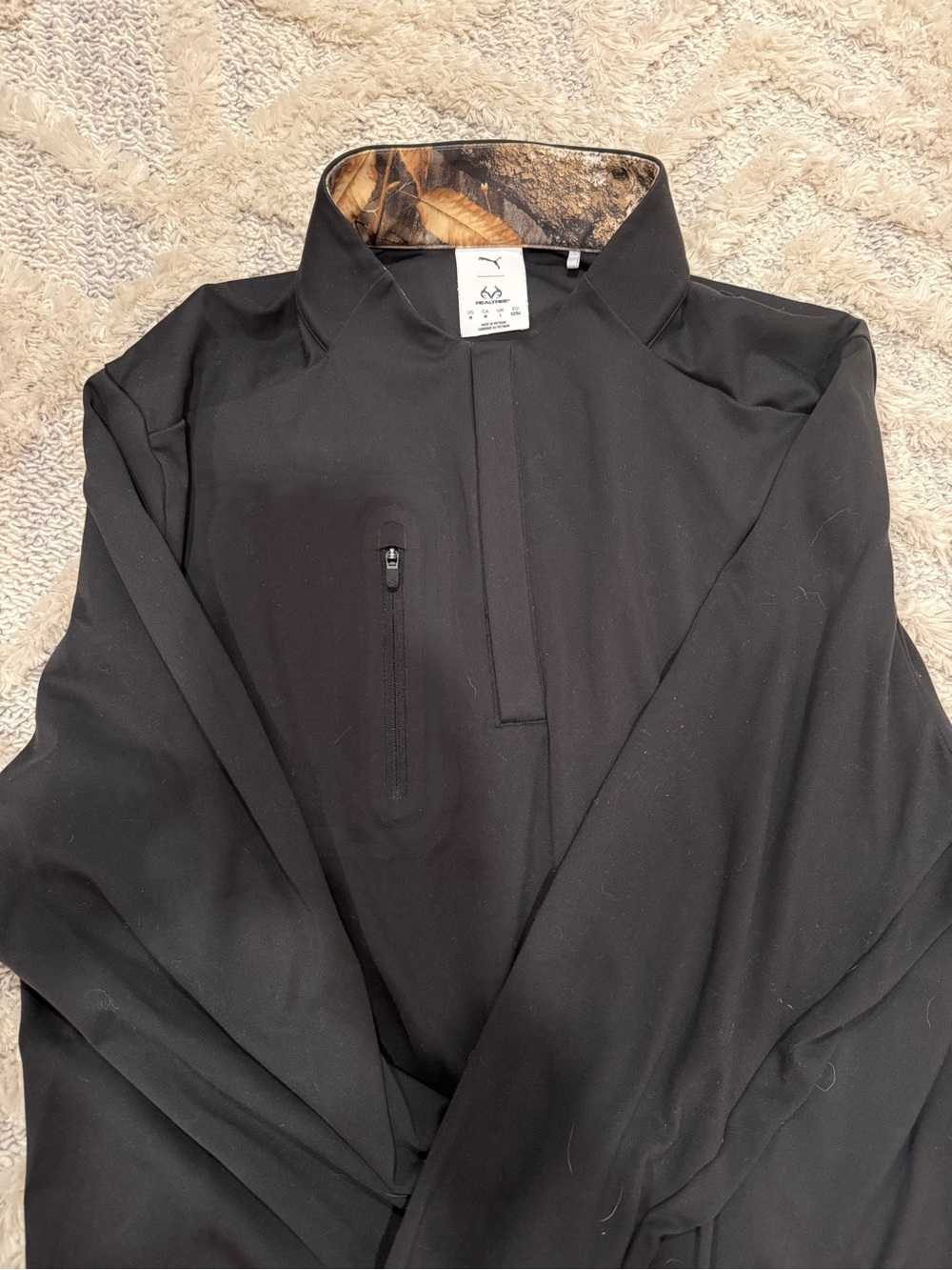 PUMA Men's x REALTREE 1/4 Zip Pullover